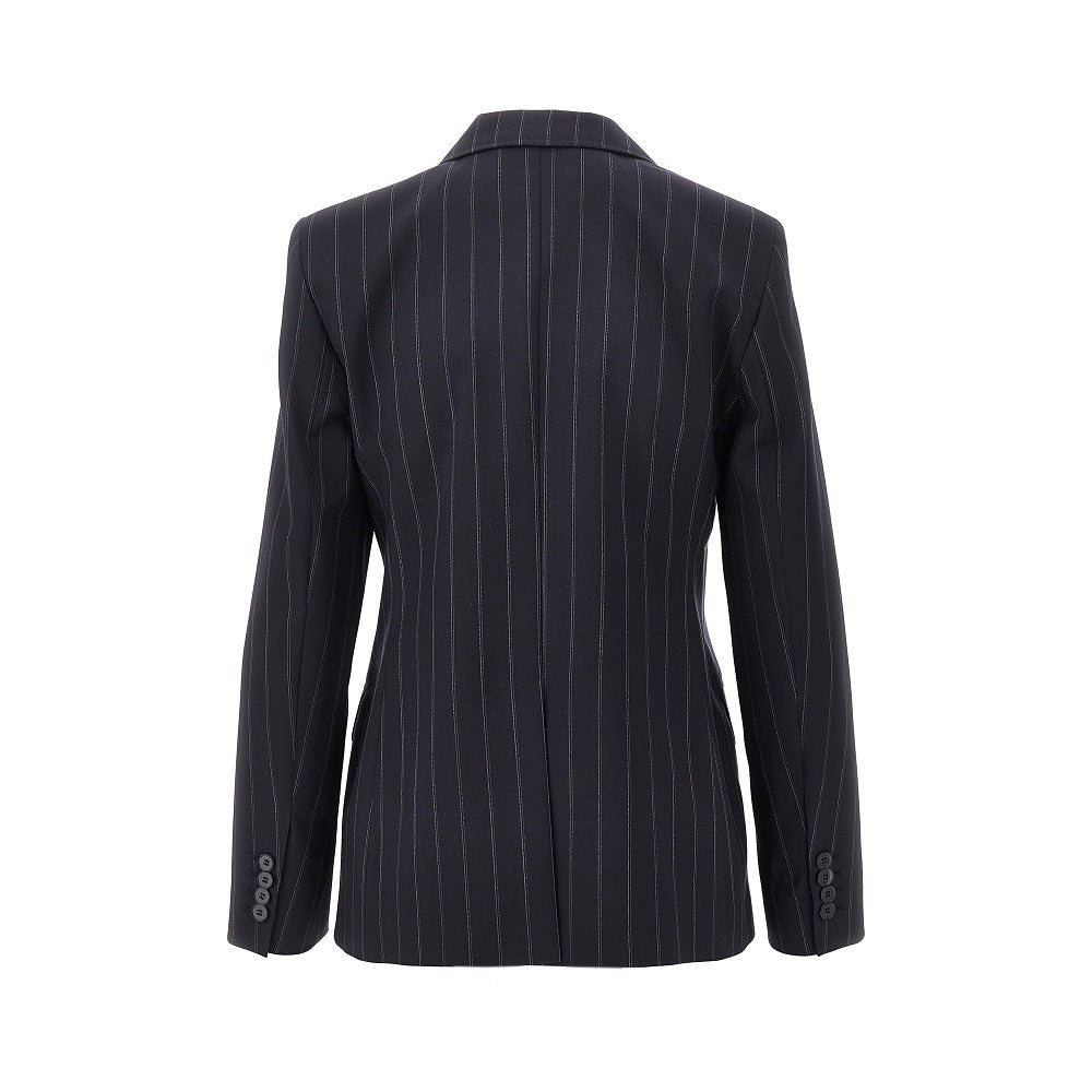 Blazer doppiopetto in lana gessata