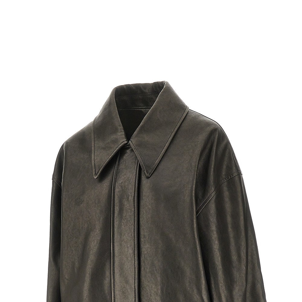 'Shelman' nappa leather jacket