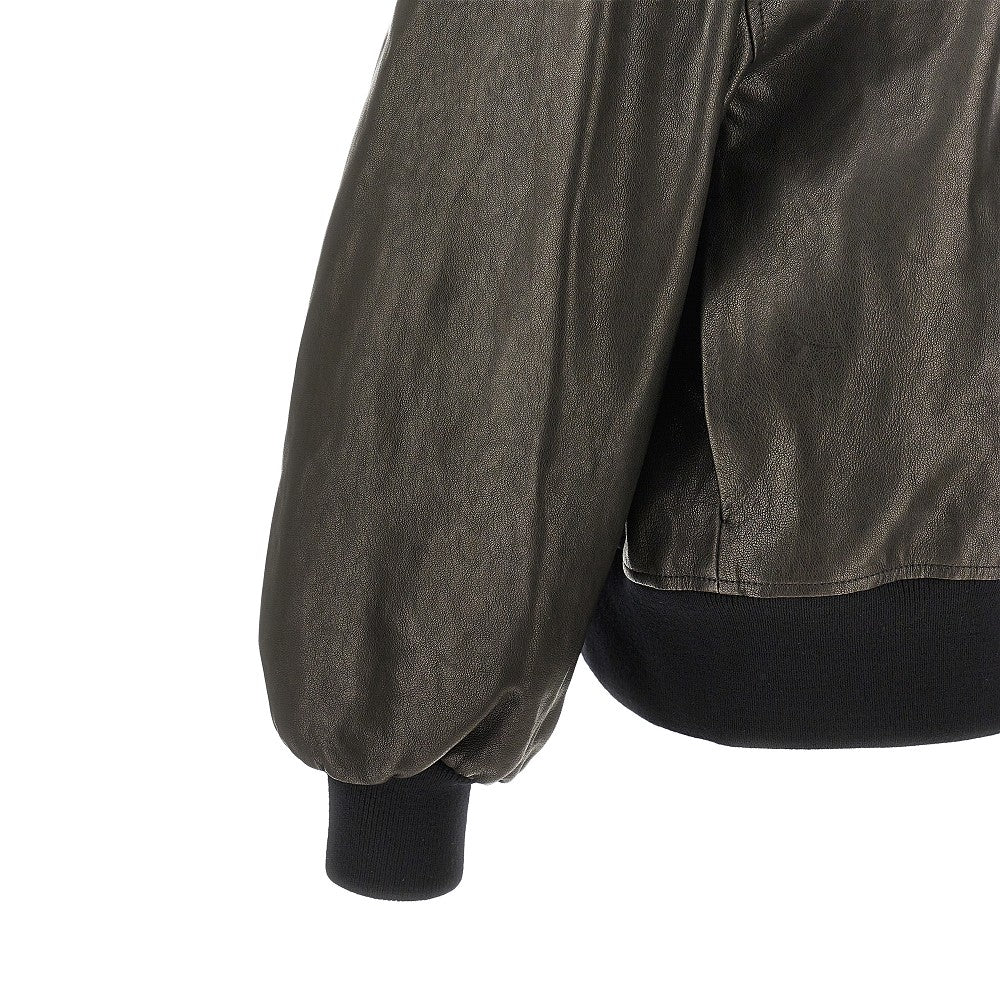 'Shelman' nappa leather jacket