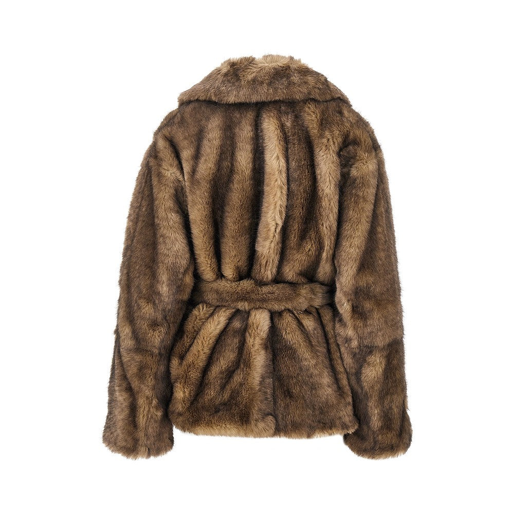 'Silena' faux leather jacket