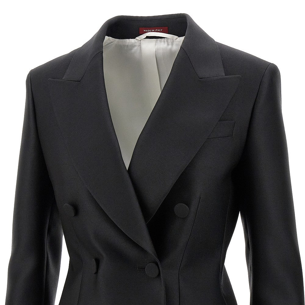Giacca doppiopetto in gabardine