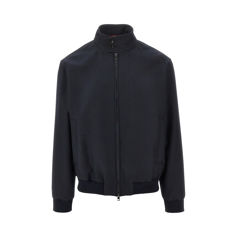 Blouson in gabardine di misto lana