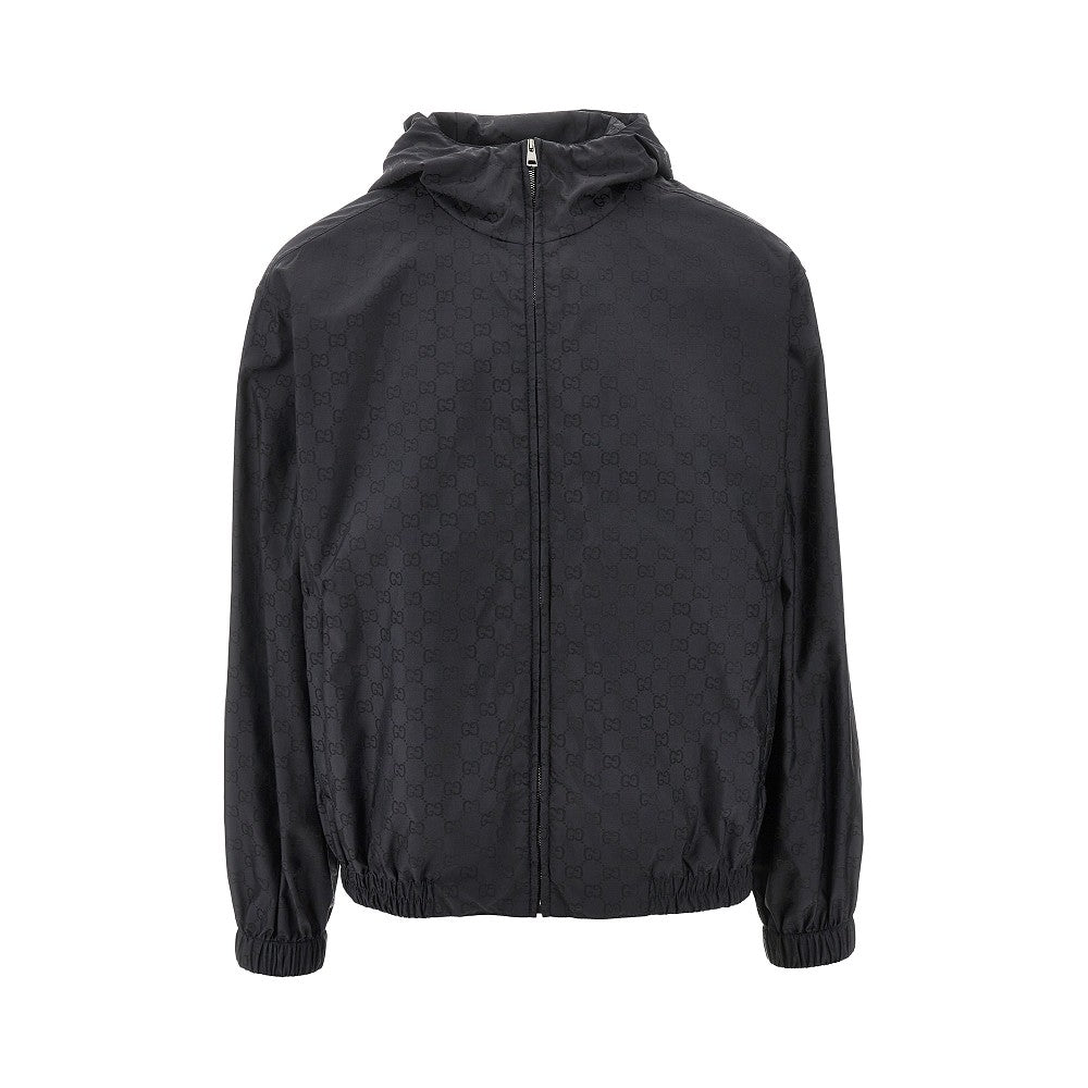 GG nylon full-zip blouson jacket