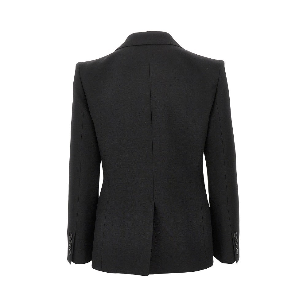 Giacca in Crepe Couture con fiocco in satin
