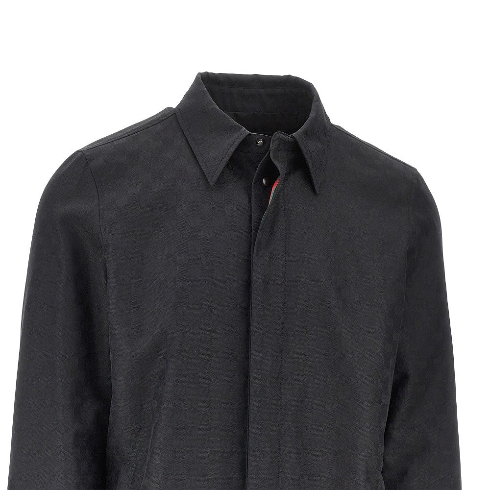 GG canvas shirt jacket