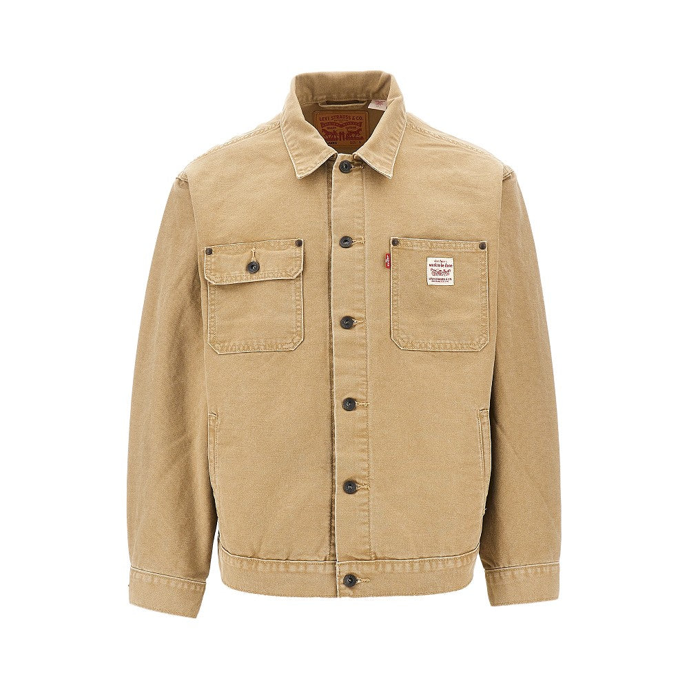 Giacca in tela Relaxed Fit
