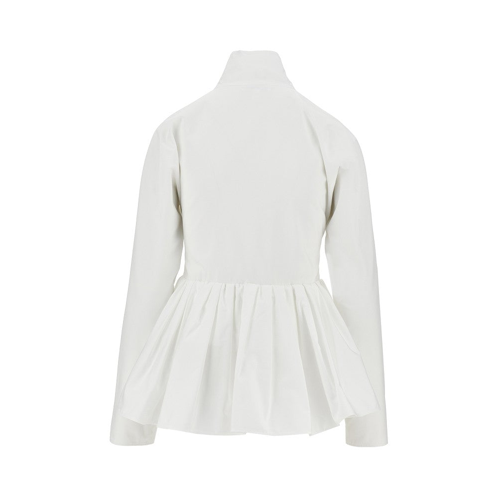 Giacca Peplum in popeline