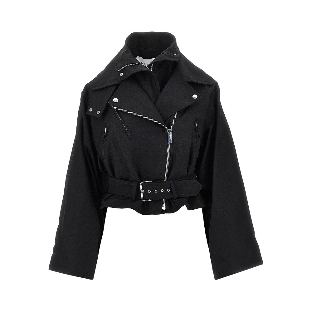 Giacca biker in cotone