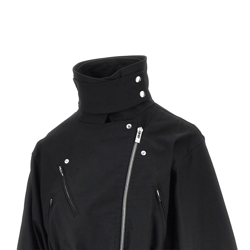 Giacca biker in cotone