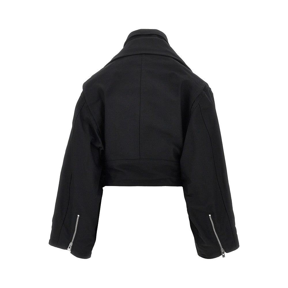 Giacca biker in cotone