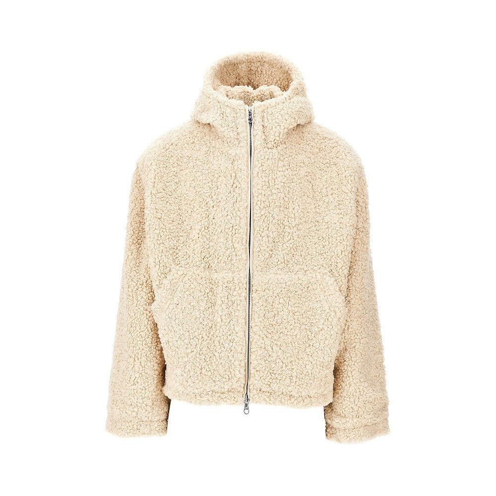 Giacca full-zip in pile Teddy