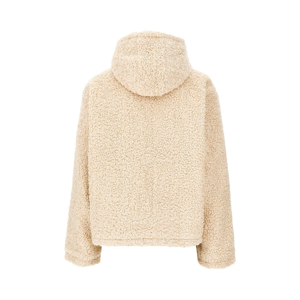Giacca full-zip in pile Teddy