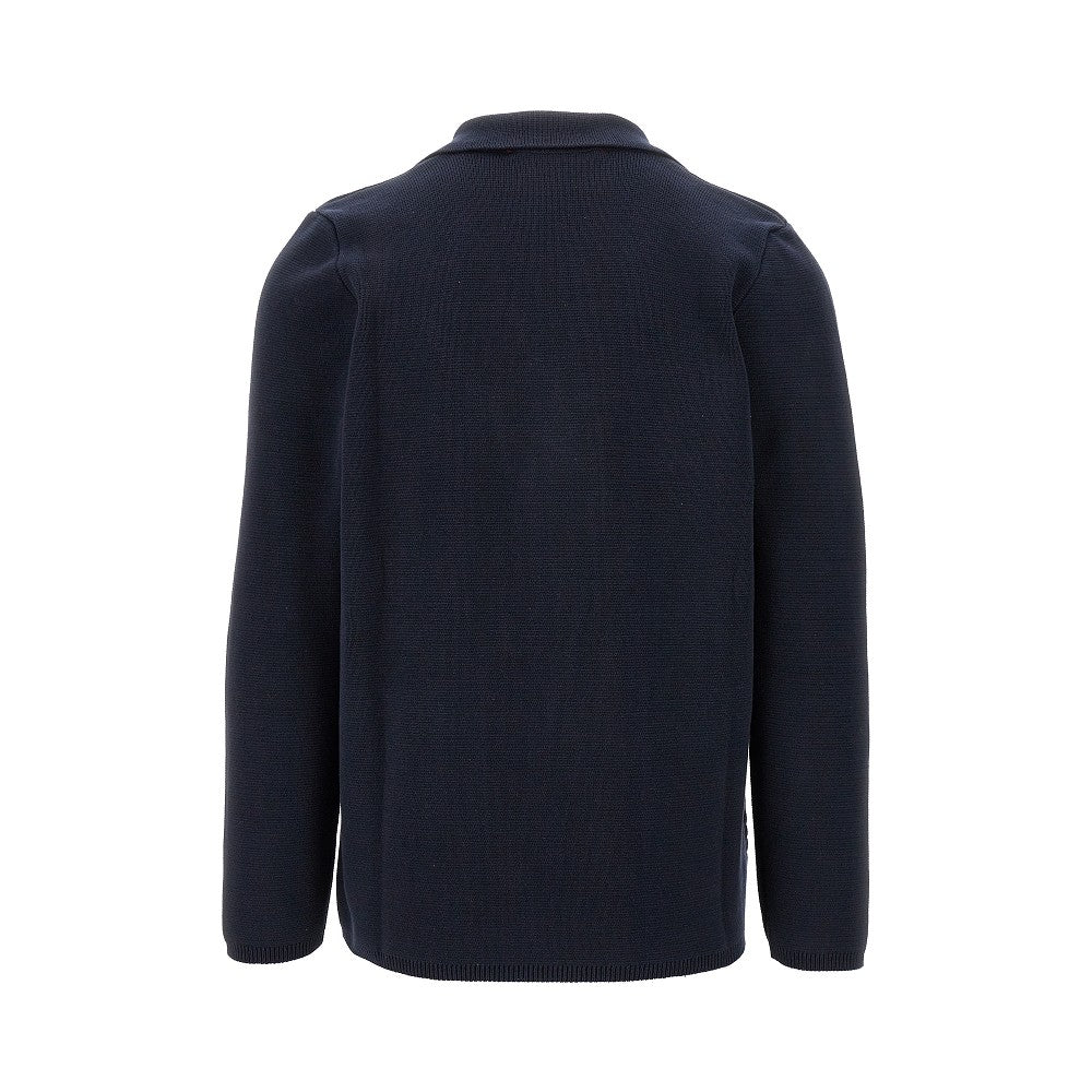Blazer doppiopetto in maglia