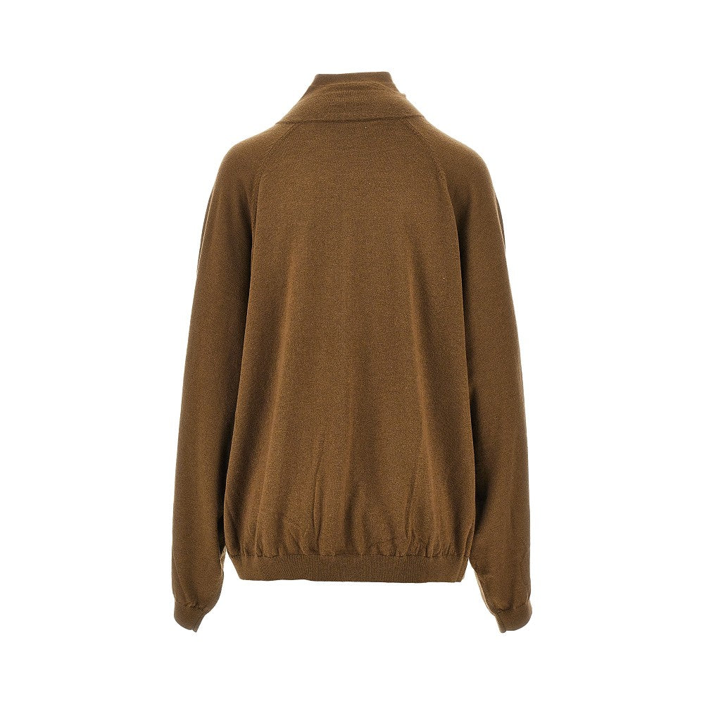 'Base' knitted track jacket