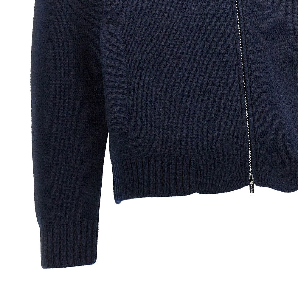 Wool knitted cardigan