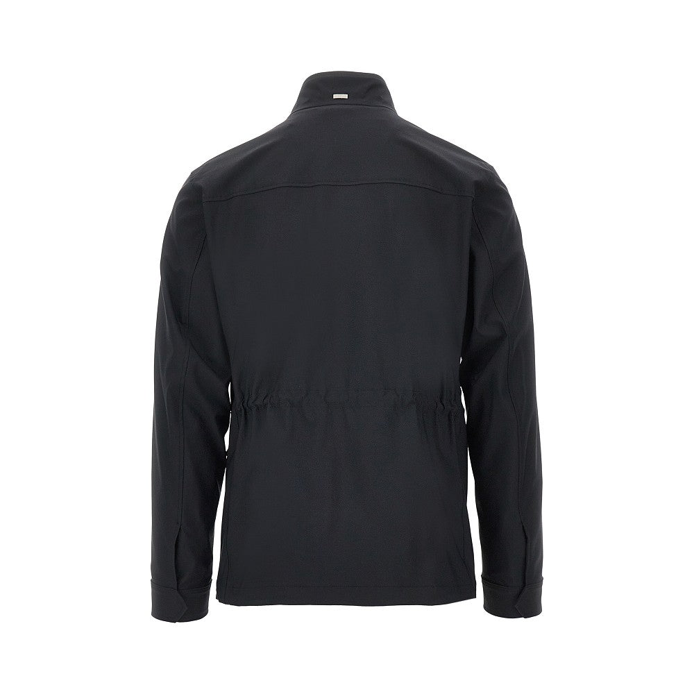 Field jacket in nylon stretch
