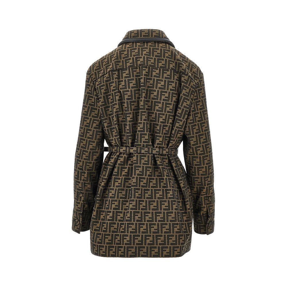 Overshirt in tela jacquard FF