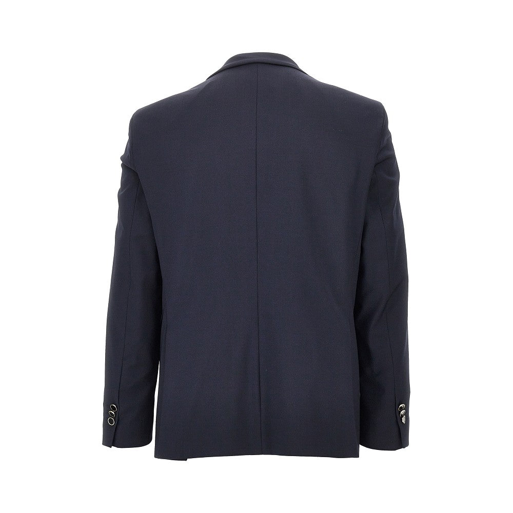 Light wool-blend double-breasted jacket