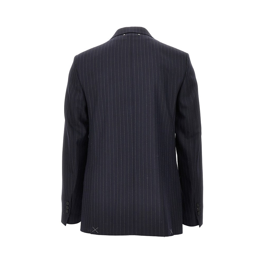 'Dave' pinstriped double-breasted jacket