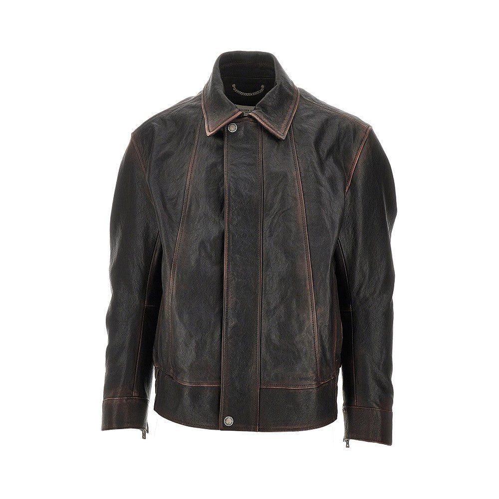 'Prince' nappa leather bomber jacket