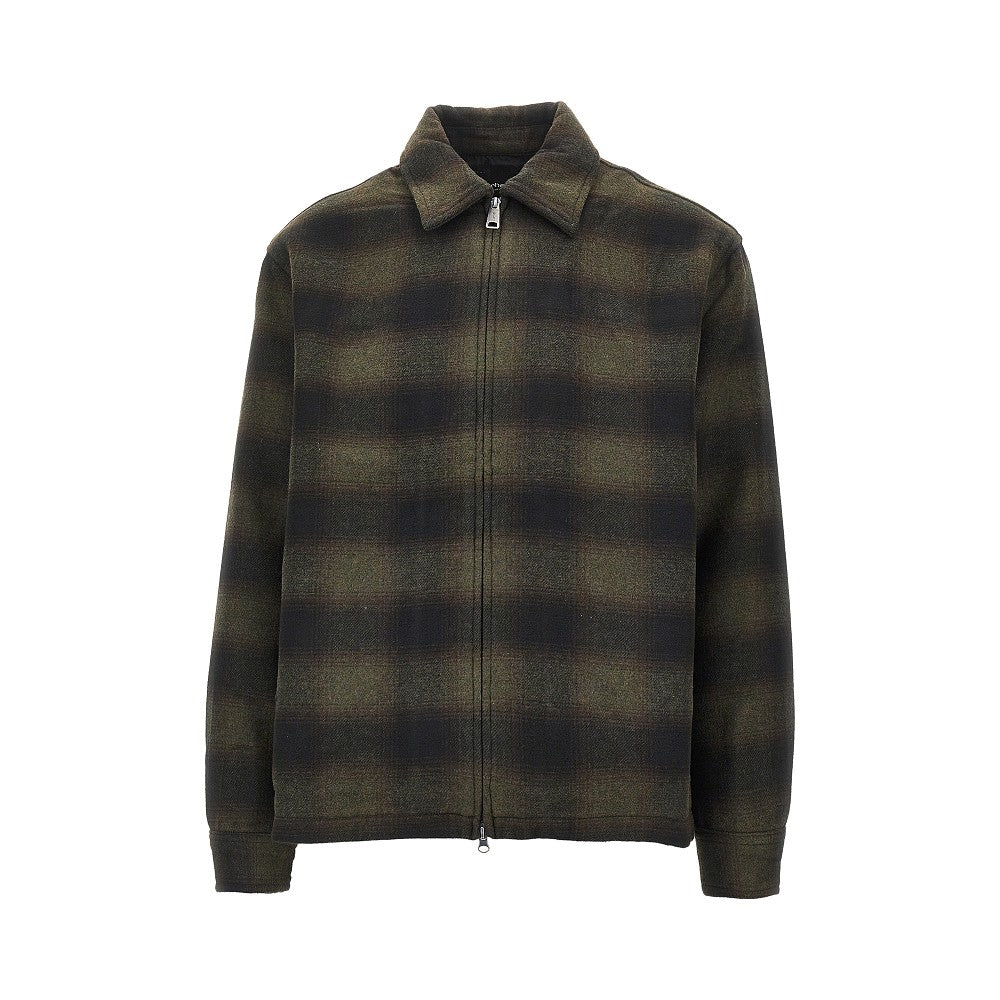 'Alton' check felt jacket