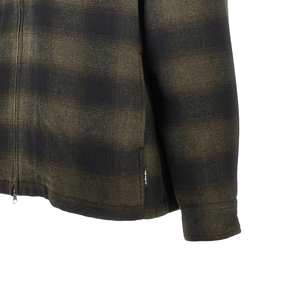 'Alton' check felt jacket