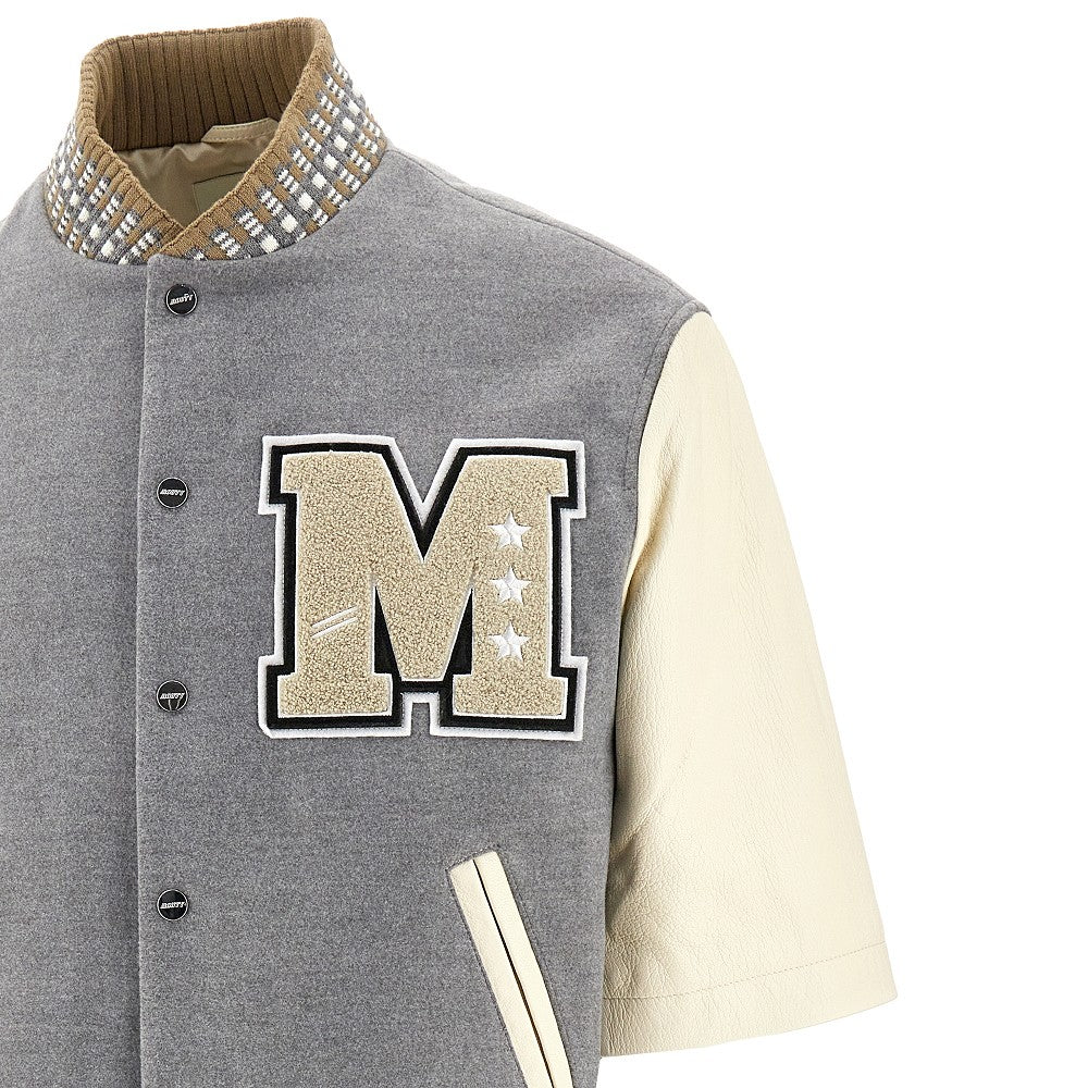 Short-sleeved Varsity Jacket