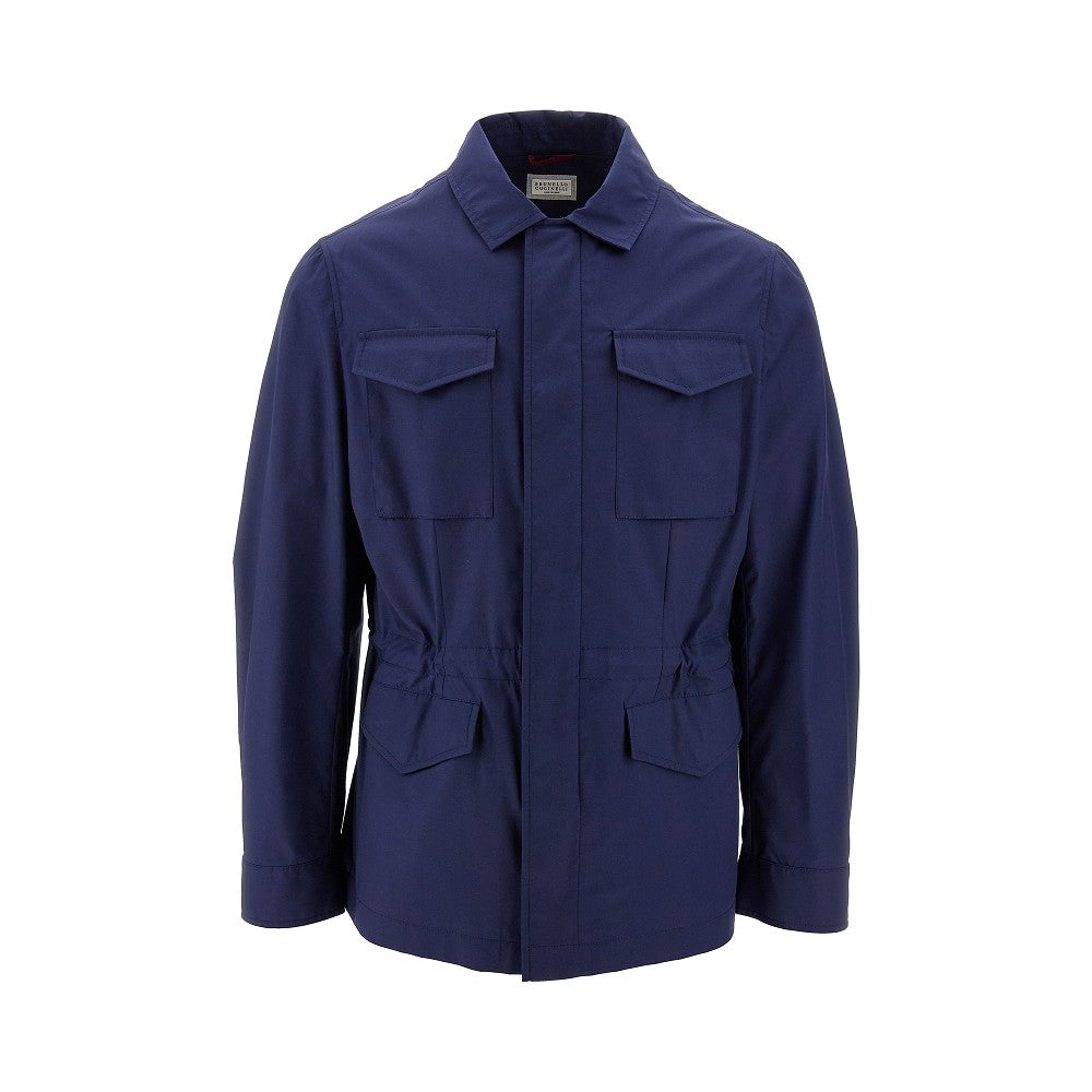 Water repellent canvasa field jacket