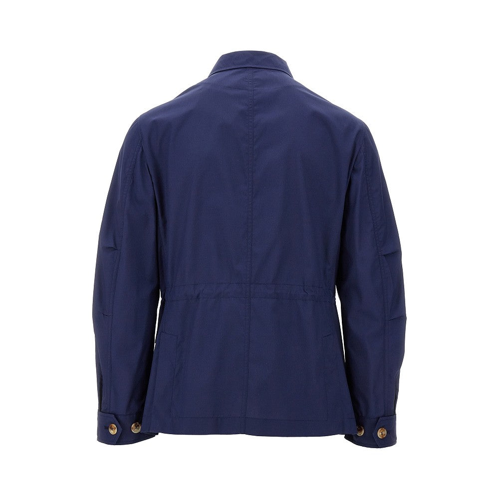 Water repellent canvasa field jacket