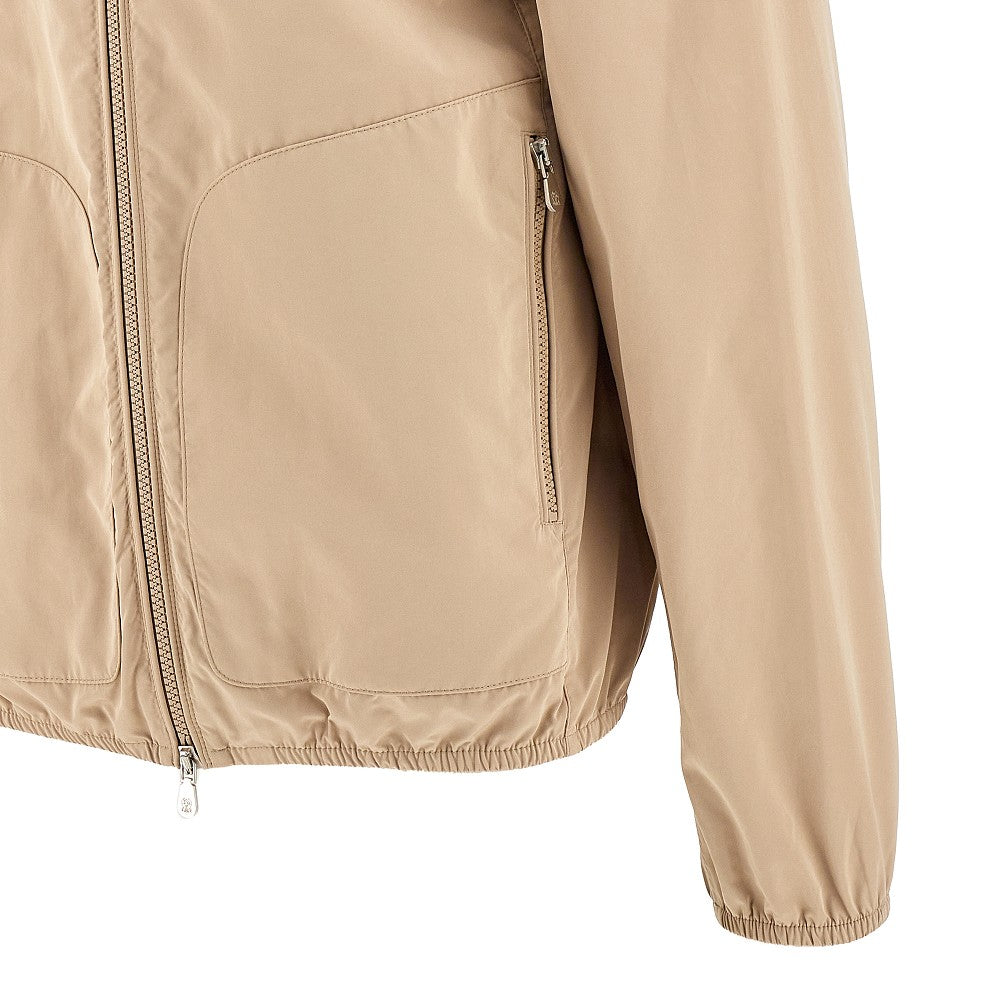Water repellent technical fabric jacket