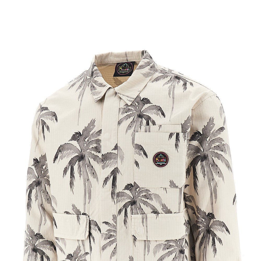 'Palms' cotton Safari jacket