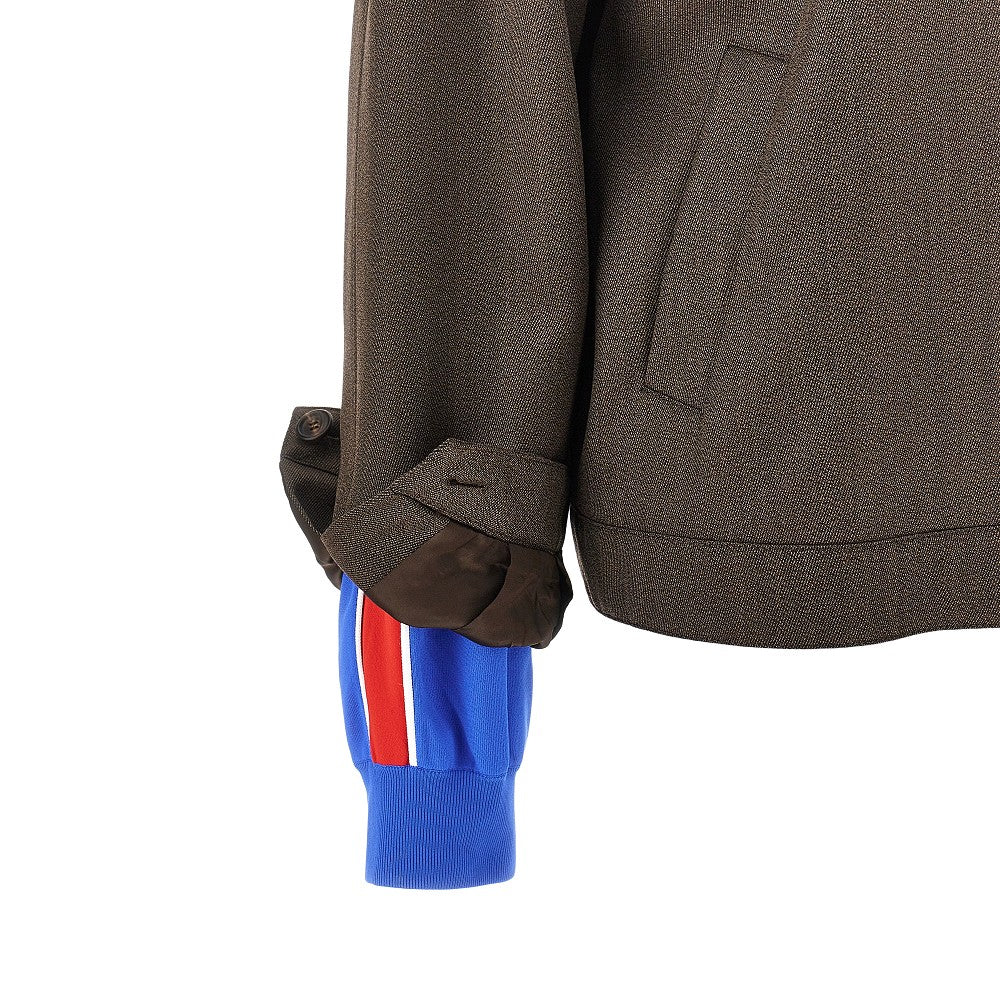 Cover fabric blouson jacket