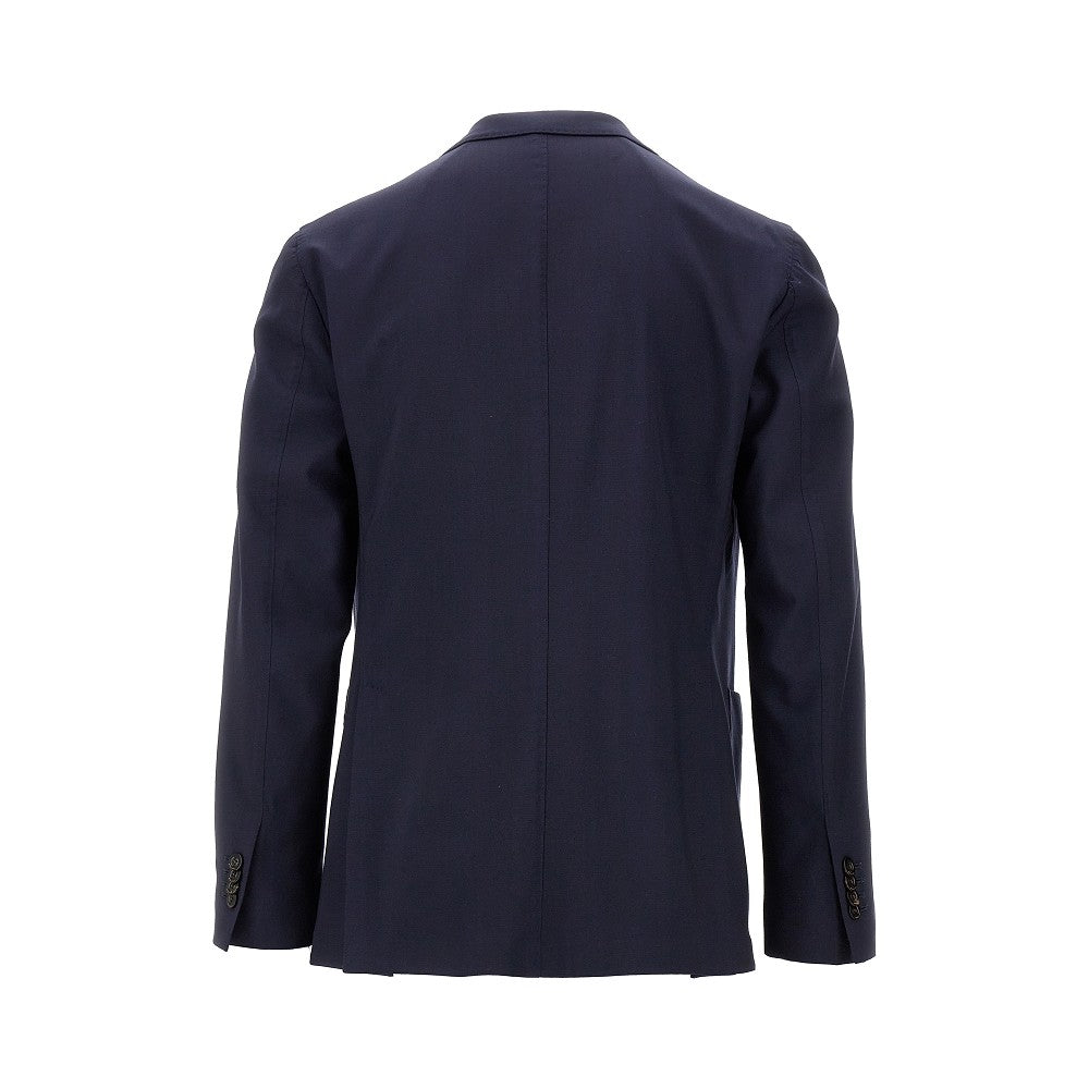 Tailored single-breasted wool jacket