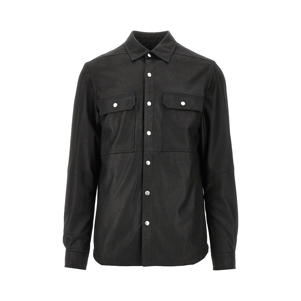 Nappa leather outershirt