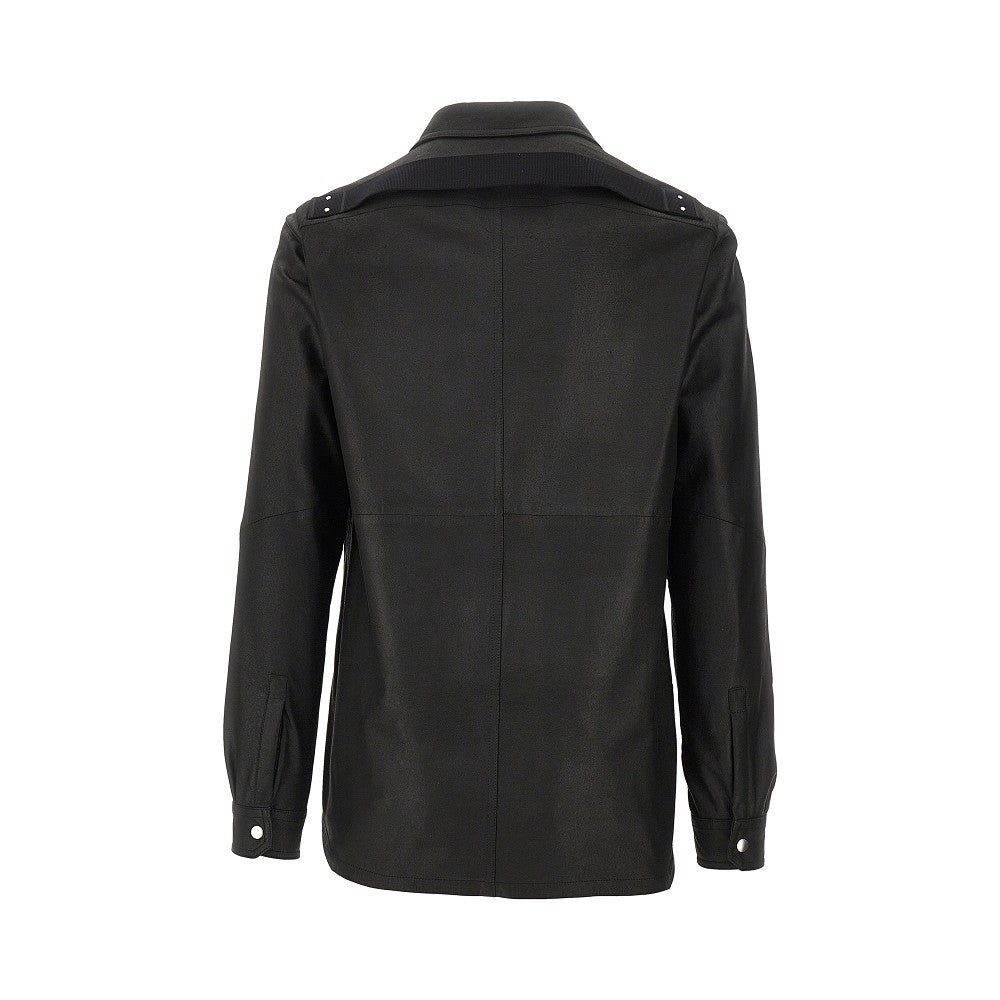 Nappa leather outershirt