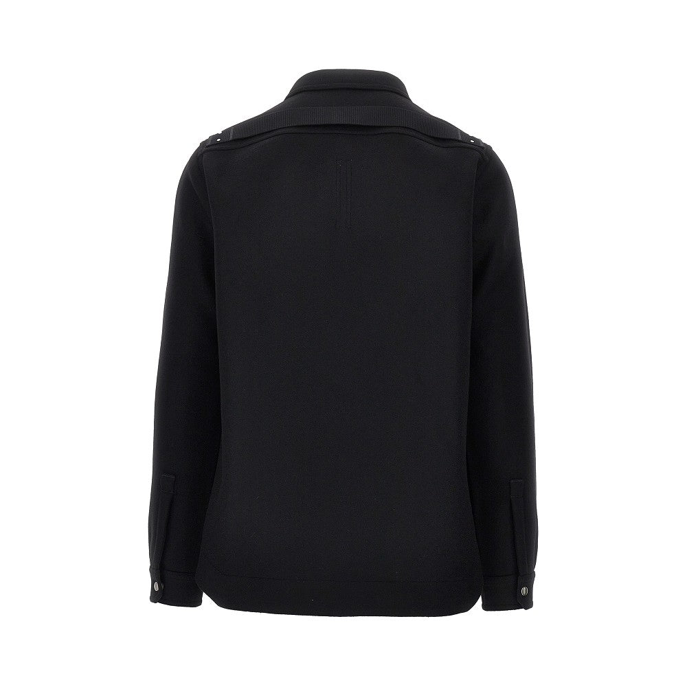 Overshirt in panno di lana