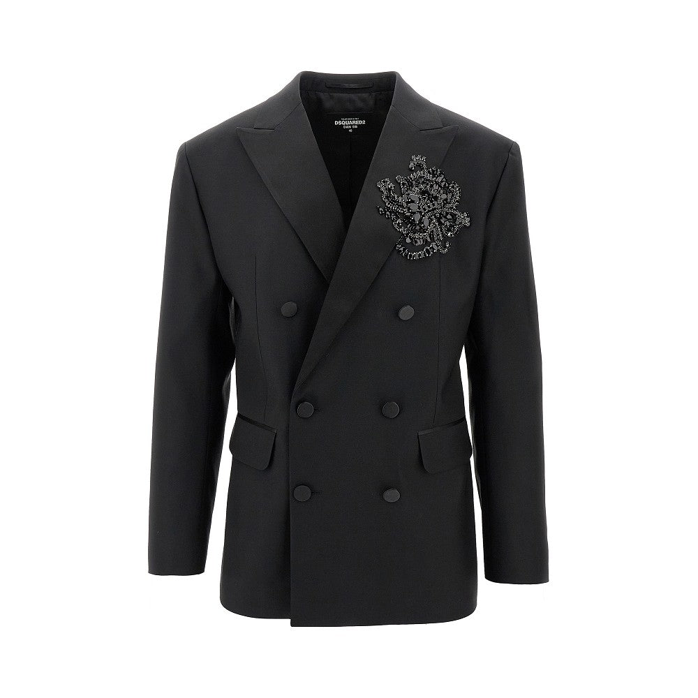Blazer &#39;Dan DB&#39; con ricamo in cristalli