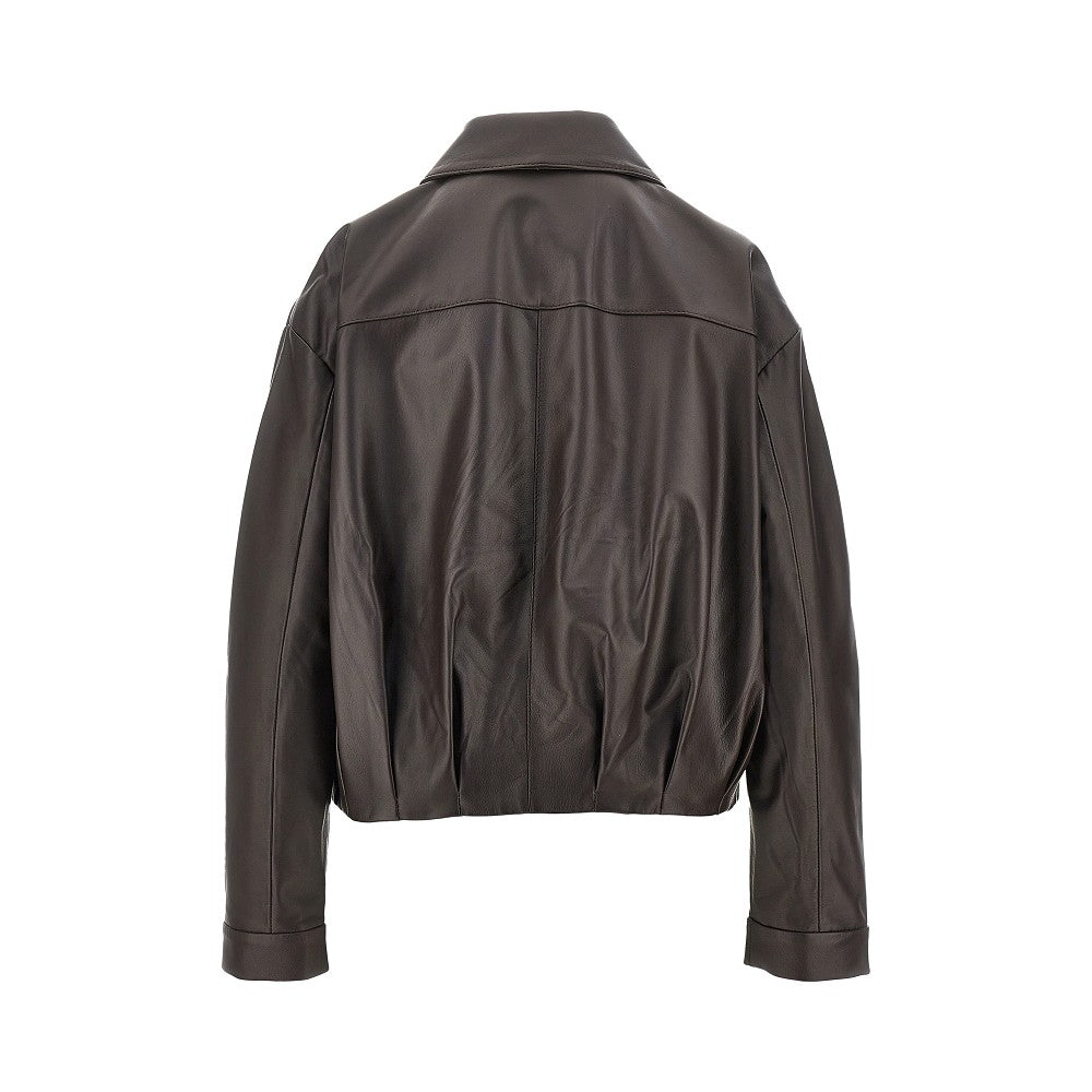 Giacca Balloon Fit in nappa