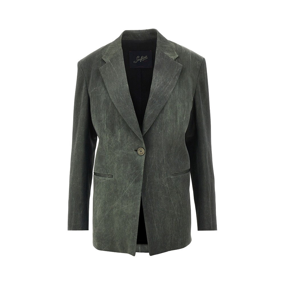 Giacca monopetto 'Astro' in rasetto