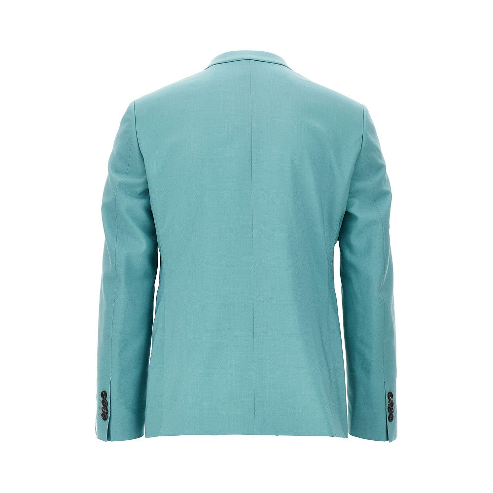Wool-blend single-breasted suit