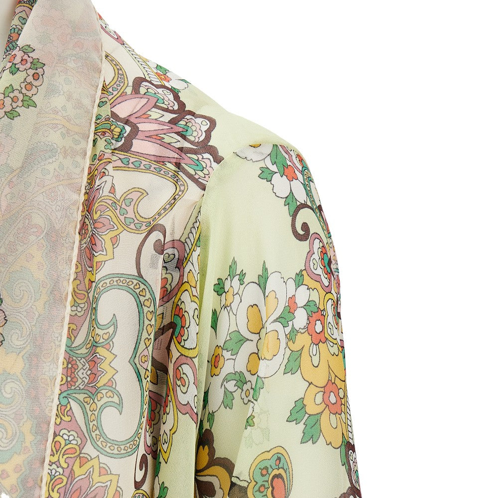 Stola coprispalle in chiffon di seta