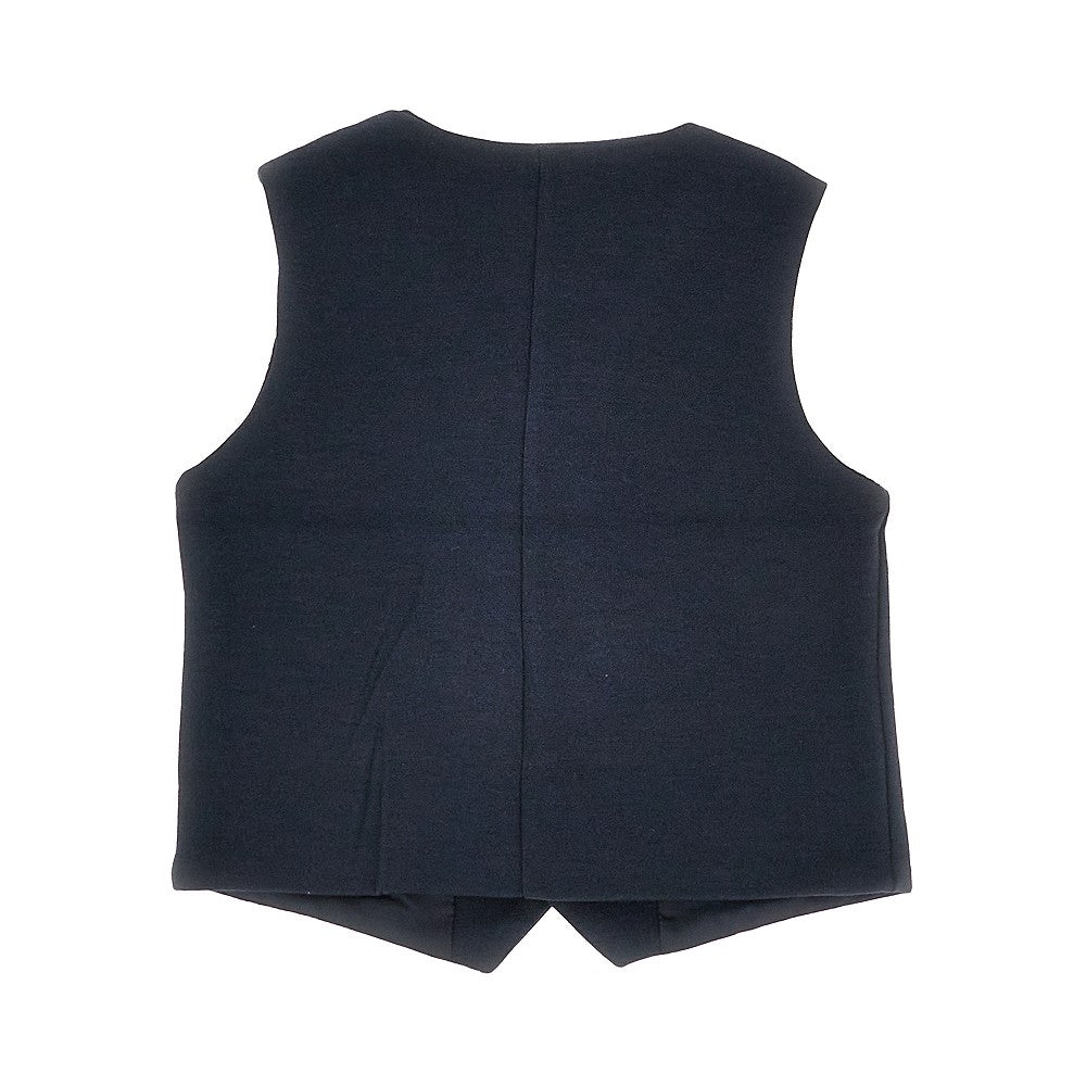 Cotton-blend jersey vest