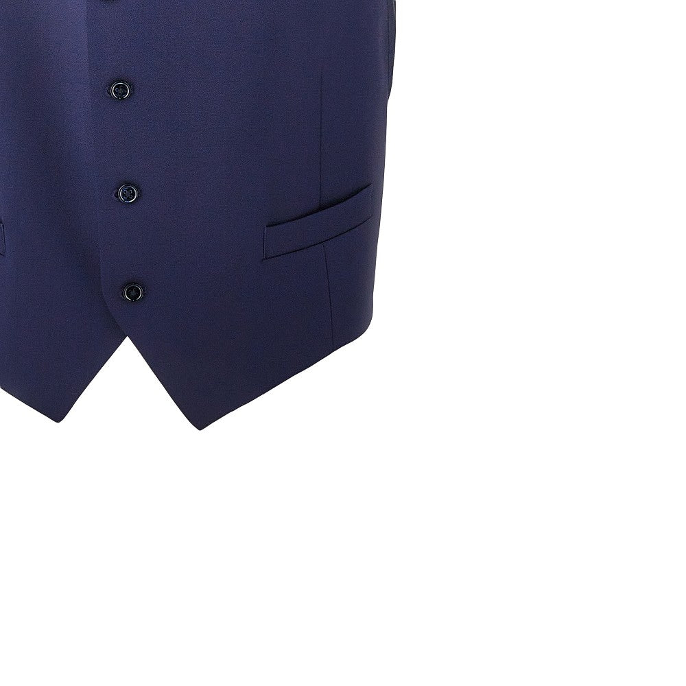 Gilet sartoriale in lana vergine