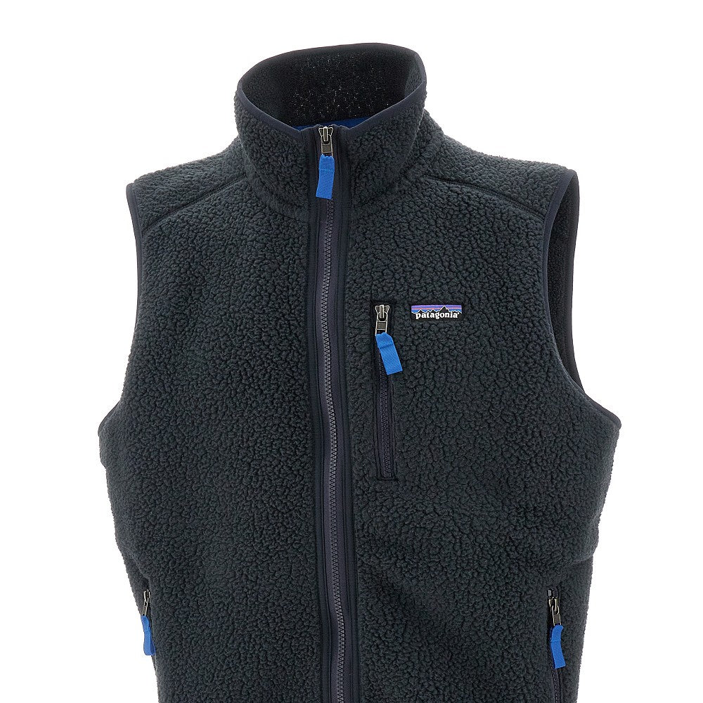 Gilet in pile &#39;Retro&#39;