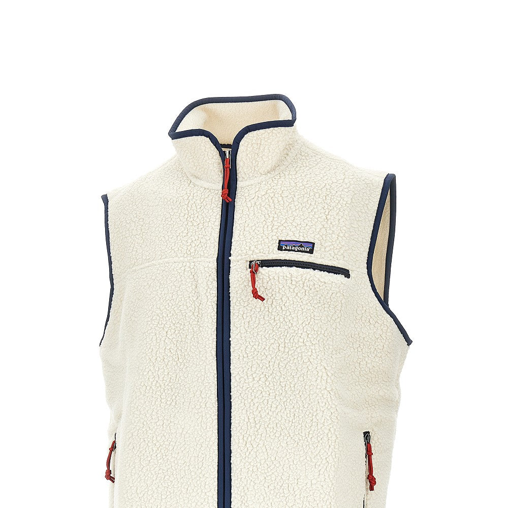 'Retro' fleece vest