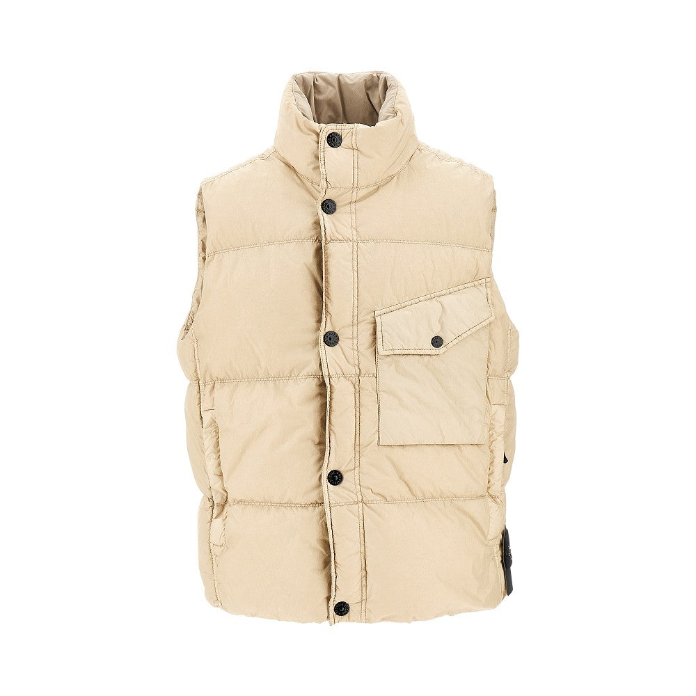 Gilet imbottito in Crinkle Reps Nylon