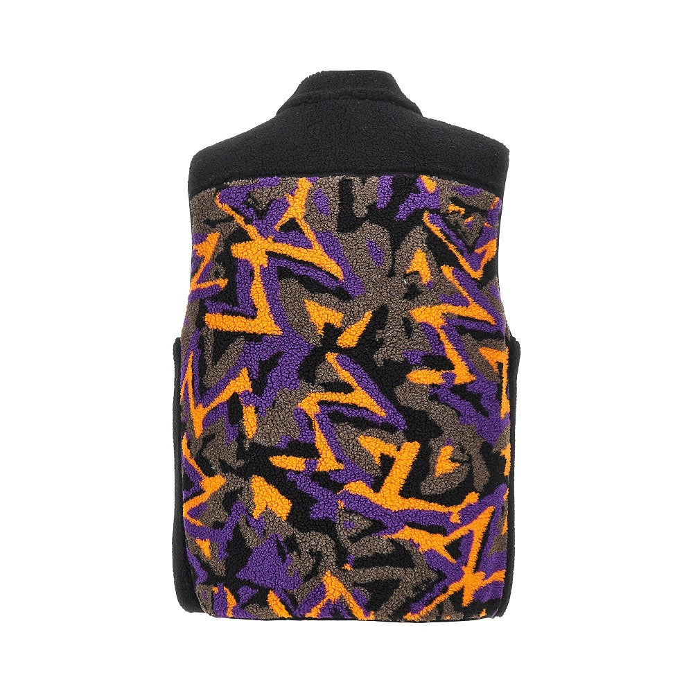 Gilet in Sherpa Color Block