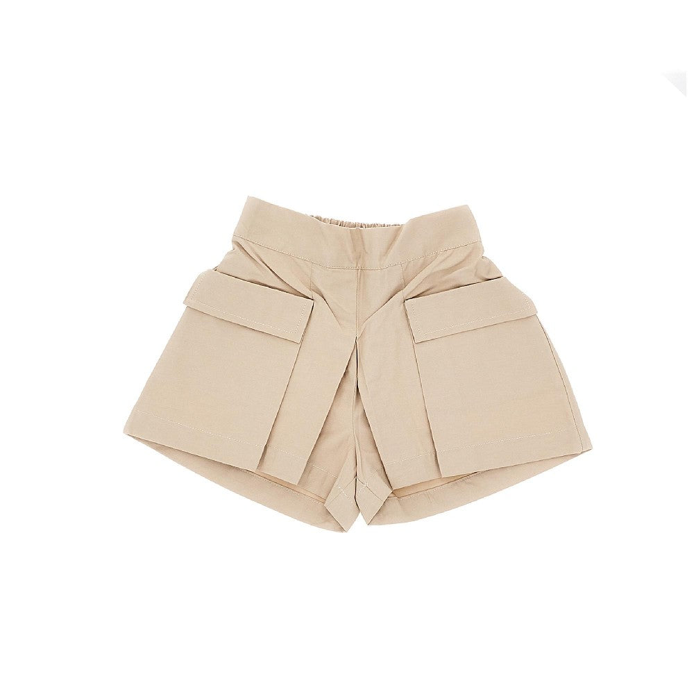 Cotton-blend shorts