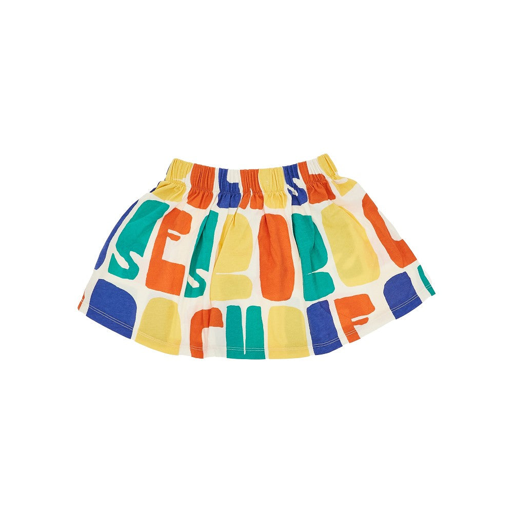 Bobo Choses Color jersey mini skirt