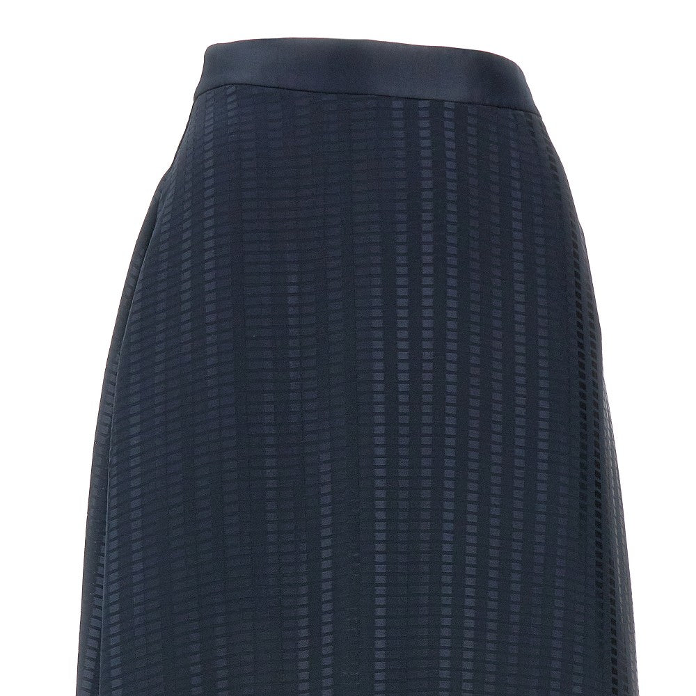 Jacquard georgette long skirt